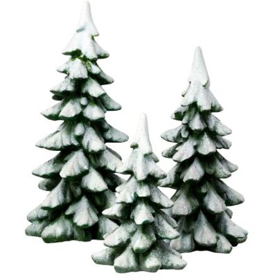 Department 56 Akcesoria do wiosek Winter Pines figurka akcesoriów, zielona Department 56 Akcesoria do wiosek Winter Pines figurka akcesoriów, zielona