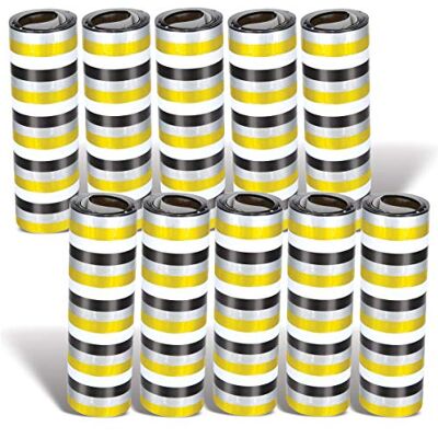 Beistle 88020-50 metaliczne narzuty wężowe 10 rolek upominków na imprezę sylwestrową, nagrody nocne dekoracje, papier, czarny/złoty/srebrny/biały Beistle 88020-50 metaliczne narzuty wężowe 10 rolek upominków na imprezę sylwestrową, nagrody nocne dekoracje, papier, czarny/złoty/srebrny/biały