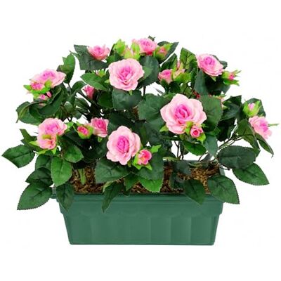 Flair Flower Sztuczny krzew dzikiej róży w pudełku, 30 cm, dekoracyjne róże, sztuczne róże, krzak róży, sztuczna roślina, kwiaty, dekoracja ślubna, dekoracja kwiatowa, jedwabne kwiaty, dekoracyjne kwiaty Flair Flower Sztuczny krzew dzikiej róży w pudełku, 30 cm, dekoracyjne róże, sztuczne róże, krzak róży, sztuczna roślina, kwiaty, dekoracja ślubna, dekoracja kwiatowa, jedwabne kwiaty, dekoracyjne kwiaty