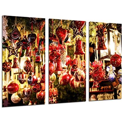 Cuadros Camara Obraz ścienny ozdoba bożonarodzeniowa, 97 x 62 cm, druk drewniany format XXL druk artystyczny, ref.26308 Cuadros Camara Obraz ścienny ozdoba bożonarodzeniowa, 97 x 62 cm, druk drewniany format XXL druk artystyczny, ref.26308
