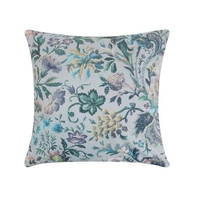 Gardinia Sehlbach Poduszka Paisley z kwiatowym nadrukiem, Zielona, Poduszka 45 x 45 cm, Miękki materiał, Zdejmowana poszewka, Wypełnienie w zestawie, Ponadczasowa klasyka, Wszechstronne zastosowanie Gardinia Sehlbach Poduszka Paisley z kwiatowym nadrukiem, Zielona, Poduszka 45 x 45 cm, Miękki materiał, Zdejmowana poszewka, Wypełnienie w zestawie, Ponadczasowa klasyka, Wszechstronne zastosowanie