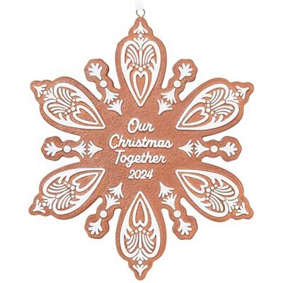 Hallmark Keepsake Ozdoba świąteczna 2024, Our Christmas Together 2024, porcelana Hallmark Keepsake Ozdoba świąteczna 2024, Our Christmas Together 2024, porcelana