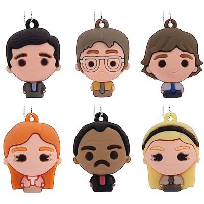 Hallmark The Office miniaturowe ozdoby świąteczne, zestaw 6 sztuk, tworzywo sztuczne Hallmark The Office miniaturowe ozdoby świąteczne, zestaw 6 sztuk, tworzywo sztuczne