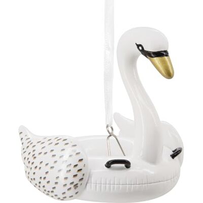 Hallmark Swan Pool Float Christmas Ornament Hallmark Swan Pool Float Christmas Ornament