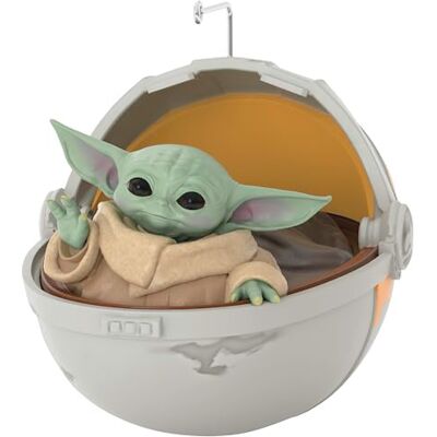 Hallmark Keepsake Ozdoba bożonarodzeniowa, Star Wars: The Mandalorian Grogu, prezenty dla fanów Gwiezdnych Wojen Hallmark Keepsake Ozdoba bożonarodzeniowa, Star Wars: The Mandalorian Grogu, prezenty dla fanów Gwiezdnych Wojen