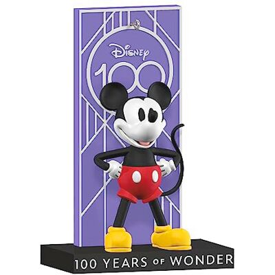 Hallmark Keepsake Ozdoba świąteczna 2023, „Disney 100 Years of Wonder” Myszka Miki, wyłącznie w serwisie Amazon Hallmark Keepsake Ozdoba świąteczna 2023, „Disney 100 Years of Wonder” Myszka Miki, wyłącznie w serwisie Amazon