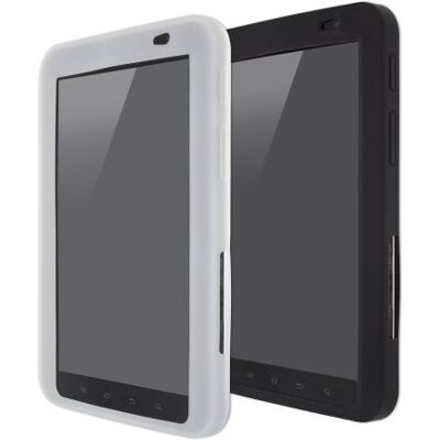 Dismaq qCase silikonowe etui ochronne do Samsung Galaxy Tab białe/czarne 2 sztuki Dismaq qCase silikonowe etui ochronne do Samsung Galaxy Tab białe/czarne 2 sztuki