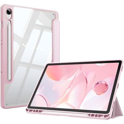 FINTIE Hybrydowe smukłe etui do Samsung Galaxy Tab S9 27.6 cm model 2023 (SM-X710/X716B/X718U) z uchwytem na rysik S, odporne na wstrząsy etui z przezroczystą tylną powłoką, automatyczne FINTIE Hybrydowe smukłe etui do Samsung Galaxy Tab S9 27.6 cm model 2023 (SM-X710/X716B/X718U) z uchwytem na rysik S, odporne na wstrząsy etui z przezroczystą tylną powłoką, automatyczne