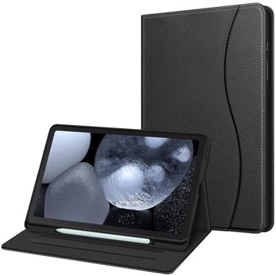 FINTIE Etui do Samsung Galaxy Tab S6 Lite 10.4 2022/2020 SM-P610/P613/P615/P619, miękkie etui ochronne z TPU na tył obudowy z uchwytem S Pen i przegródkami na dokumenty, czarne FINTIE Etui do Samsung Galaxy Tab S6 Lite 10.4 2022/2020 SM-P610/P613/P615/P619, miękkie etui ochronne z TPU na tył obudowy z uchwytem S Pen i przegródkami na dokumenty, czarne