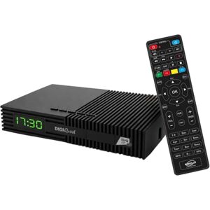 DIGIQUEST Dekoder Tivùsat Ti9 ze Smartcard w zestawie Podłącz i oglądaj od razu Łatwa instalacja Pilot 2 w 1 Aktywowana funkcja nagrywania DVB-S2 HDR10 / HLG Merlin DIGIQUEST Dekoder Tivùsat Ti9 ze Smartcard w zestawie Podłącz i oglądaj od razu Łatwa instalacja Pilot 2 w 1 Aktywowana funkcja nagrywania DVB-S2 HDR10 / HLG Merlin