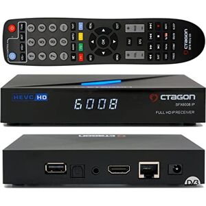 Octagon SFX6008 IP Full-HD H.265 HEVC, E2 Linux Set-Top Box & Smart Internet TV Receiver, Sat to IP TV Client Support, DLNA, YouTube, radio internetowe, HDMI, czarny Octagon SFX6008 IP Full-HD H.265 HEVC, E2 Linux Set-Top Box & Smart Internet TV Receiver, Sat to IP TV Client Support, DLNA, YouTube, radio internetowe, HDMI, czarny