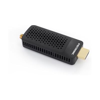 Metronic 441646 Dekoder tunera DVB-T DVB-T, kompatybilny z DVB-T2 Dongle Stick Compact, HEVC, EPG, 1080i, HDMI, port USB 2.0, klawisz SOS Metronic 441646 Dekoder tunera DVB-T DVB-T, kompatybilny z DVB-T2 Dongle Stick Compact, HEVC, EPG, 1080i, HDMI, port USB 2.0, klawisz SOS