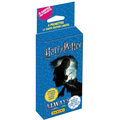Panini Harry Potter Always Trading Cards blister 4 kieszenie + 1 karta limitowana Panini Harry Potter Always Trading Cards blister 4 kieszenie + 1 karta limitowana