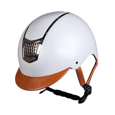 14098 HKM Kask jeździecki Edynburg, unisex, ciemnobrązowy, S 14098 HKM Kask jeździecki Edynburg, unisex, ciemnobrązowy, S