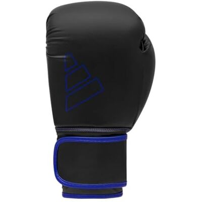 ADIH80 adidas Unisex – Hybrid 80 rękawice bokserskie dla dorosłych, czarne/niebieskie, 40 ml EU ADIH80 adidas Unisex – Hybrid 80 rękawice bokserskie dla dorosłych, czarne/niebieskie, 40 ml EU
