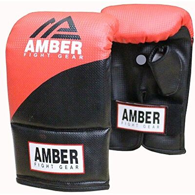 EUBG Amber Fight Gear Unisex bokserskie rękawice bokserskie dla dorosłych MMA, sztuki walki, trening kickboxing rękawice bokserskie trening czerwony/czarny, duży, wielokolorowy EUBG Amber Fight Gear Unisex bokserskie rękawice bokserskie dla dorosłych MMA, sztuki walki, trening kickboxing rękawice bokserskie trening czerwony/czarny, duży, wielokolorowy