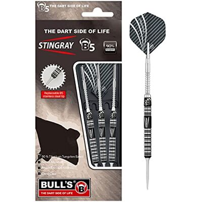 14526 BULL'S Stingray-B5 ST1 Steel Dart, czarno-srebrna, 26 g 14526 BULL'S Stingray-B5 ST1 Steel Dart, czarno-srebrna, 26 g