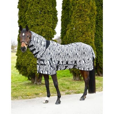 Rhinegold Africa Combo Mesh Fly Rug-6/3-Zebra Rhinegold Africa Combo Mesh Fly Rug-6/3-Zebra