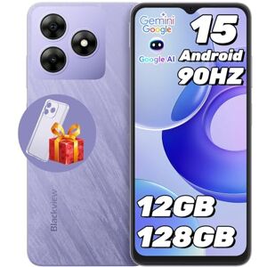 Blackview Smartfon, wyświetlacz AMOLED 6,43", potrójny aparat, 5 G, 8 GB RAM, 128 GB pamięci, czarny Blackview Smartfon, wyświetlacz AMOLED 6,43", potrójny aparat, 5 G, 8 GB RAM, 128 GB pamięci, czarny
