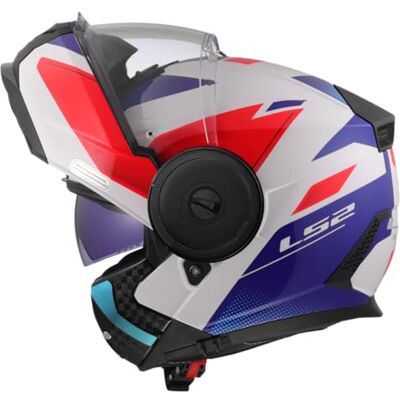 LS2 Modułowy kask motocyklowy SCOPE II DURIA biały niebieski czerwony rozmiar XS LS2 Modułowy kask motocyklowy SCOPE II DURIA biały niebieski czerwony rozmiar XS