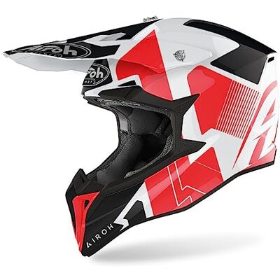 Airoh CASCO WRAAP RAZE RED GLOSS XS Airoh CASCO WRAAP RAZE RED GLOSS XS