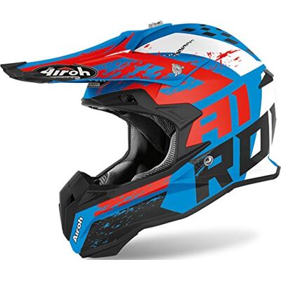 Airoh HELMET TERMINATOR OPEN VISION HANGER AZURE MATT L Airoh HELMET TERMINATOR OPEN VISION HANGER AZURE MATT L