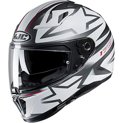 HJC kask motocyklowy dla dorosłych, unisex NC, szary/biały, M HJC kask motocyklowy dla dorosłych, unisex NC, szary/biały, M