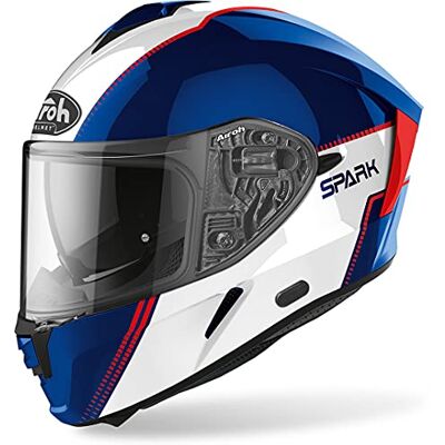 Airoh Męski kask SP, niebieski/czerwony połysk, XS Airoh Męski kask SP, niebieski/czerwony połysk, XS