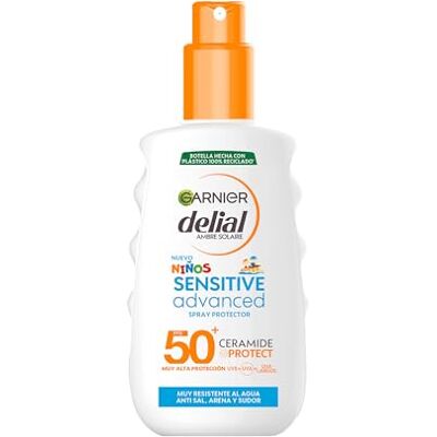 Garnier , Niños Sensitive Advanced Vapo Spf50+ 200 Ml, Ochrona Przed Słońcem, Wielobarwny, U, Unisex-Adult. Garnier , Niños Sensitive Advanced Vapo Spf50+ 200 Ml, Ochrona Przed Słońcem, Wielobarwny, U, Unisex-Adult.