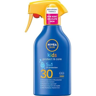 Nivea Sun Protect & Care Spray do opalania dla dzieci z wysoką ochroną SPF 30 250 ml Nivea Sun Protect & Care Spray do opalania dla dzieci z wysoką ochroną SPF 30 250 ml