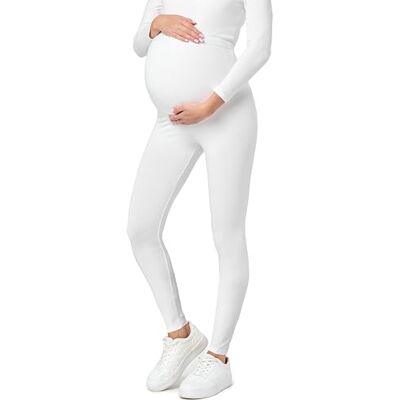 BE20-230 Be Mammy Bawełniane Legginsy Ciążowe Długie BE20-230 Be Mammy Bawełniane Legginsy Ciążowe Długie