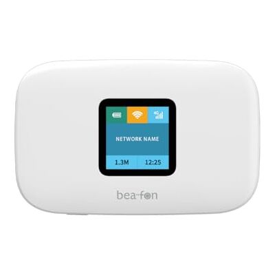 Beafon , MR2, router, 4G LTE, mobilny Internet, CAT 4, szyfrowanie WPA3, bezpieczne WiFi, kolorowy wyświetlacz, 3,65 cm (3,65 cm) przycisk WPS, Beafon , MR2, router, 4G LTE, mobilny Internet, CAT 4, szyfrowanie WPA3, bezpieczne WiFi, kolorowy wyświetlacz, 3,65 cm (3,65 cm) przycisk WPS,