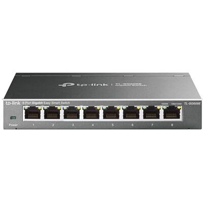 TP-Link TL-SG608E 8-Portowy przełącznik Gigabit Easy Smart VLAN, QoS, IGMP Obudowa metalowa TP-Link TL-SG608E 8-Portowy przełącznik Gigabit Easy Smart VLAN, QoS, IGMP Obudowa metalowa