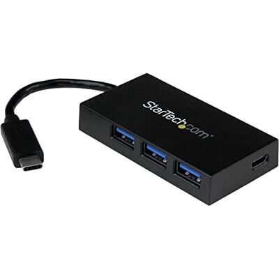 StarTech .Com HB30C3A1CFB Koncentrator USB, Czarny StarTech .Com HB30C3A1CFB Koncentrator USB, Czarny