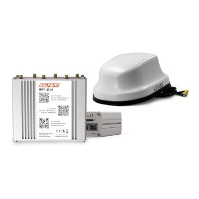 SELFSAT MWR 4550 biały (4G / LTE & WLAN Internet Router do 300 Mbps w zestawie antena dachowa 4G/5G Ready) SELFSAT MWR 4550 biały (4G / LTE & WLAN Internet Router do 300 Mbps w zestawie antena dachowa 4G/5G Ready)