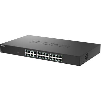 D-Link DMS-1024 Niezarządzany przełącznik 24-portowy Multi-Gigabit Ethernet 2.5G, Plug-and-Play, QoS, IGMP Snooping, EEE, metalowa rama, montaż w szafie D-Link DMS-1024 Niezarządzany przełącznik 24-portowy Multi-Gigabit Ethernet 2.5G, Plug-and-Play, QoS, IGMP Snooping, EEE, metalowa rama, montaż w szafie