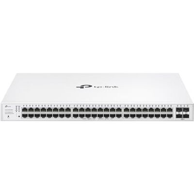 TP-Link Festa FS352GP 52-portowy przełącznik Gigabit Smart z 48 portami PoE+ 384 W budżetu PoE 4 sloty SFP Zarządzanie w chmurze TP-Link Festa FS352GP 52-portowy przełącznik Gigabit Smart z 48 portami PoE+ 384 W budżetu PoE 4 sloty SFP Zarządzanie w chmurze