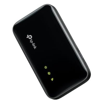 TP-Link M7400 4G+ LTE mobilny router WLAN, Dualband Cat6, pobieranie do 300 Mbps i przesyłanie 50 Mbps, akumulator 2100 mAh, kompatybilny ze wszystkimi kartami SIM, obsługuje do 32 urządzeń i 2 TB TP-Link M7400 4G+ LTE mobilny router WLAN, Dualband Cat6, pobieranie do 300 Mbps i przesyłanie 50 Mbps, akumulator 2100 mAh, kompatybilny ze wszystkimi kartami SIM, obsługuje do 32 urządzeń i 2 TB
