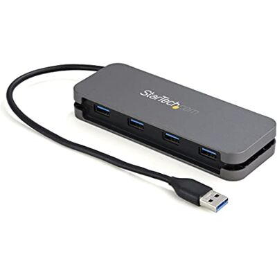 StarTech .com 4-portowy hub USB 3.0 5 Gb/s 4A kabel 11 cali StarTech .com 4-portowy hub USB 3.0 5 Gb/s 4A kabel 11 cali
