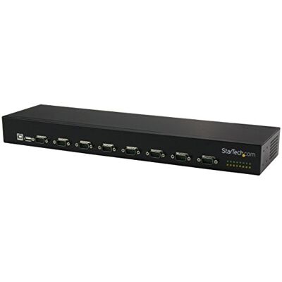 StarTech .Com USB doKoncentratora Szeregowego 8 Portów zatrzymywanie Portów Com Montaż W Stojaku i Stokrotka Łańcuchowa Ftdi USB na Rs232 Hub (icUSB23208Fd) StarTech .Com USB doKoncentratora Szeregowego 8 Portów zatrzymywanie Portów Com Montaż W Stojaku i Stokrotka Łańcuchowa Ftdi USB na Rs232 Hub (icUSB23208Fd)