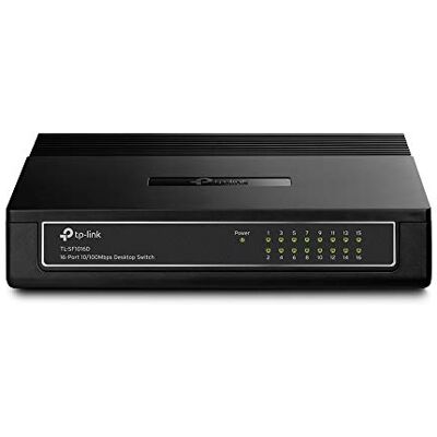 TP-Link TL-SF1016D Przełącznik Fast Ethernet 16× RJ45 10/100 Mb/s Obudowa desktop Energooszczędny Plug & Play TP-Link TL-SF1016D Przełącznik Fast Ethernet 16× RJ45 10/100 Mb/s Obudowa desktop Energooszczędny Plug & Play