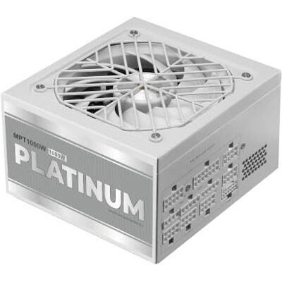 Mars Gaming MPT1000 Zasilacz Full Modular 1000W 80Plus Platinum 12 lat gwarancji, ATX 3.1, PCIe 5.1 gotowy, 92% wydajności, DC-DC LLC SMD, japońskie kondensatory Toshin Kyogo 105°C, biały Mars Gaming MPT1000 Zasilacz Full Modular 1000W 80Plus Platinum 12 lat gwarancji, ATX 3.1, PCIe 5.1 gotowy, 92% wydajności, DC-DC LLC SMD, japońskie kondensatory Toshin Kyogo 105°C, biały