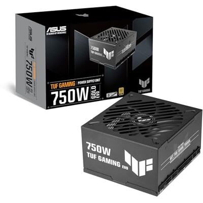 Asus TUF Gaming 750W Gold EVO Gaming zasilacz sieciowy 750 W, wentylator z podwójnym łożyskiem kulkowym, ATX 3.1 i PCIe 5.1, certyfikat 80 Plus i Cybernetics Gold, wytrawiony kabel Asus TUF Gaming 750W Gold EVO Gaming zasilacz sieciowy 750 W, wentylator z podwójnym łożyskiem kulkowym, ATX 3.1 i PCIe 5.1, certyfikat 80 Plus i Cybernetics Gold, wytrawiony kabel
