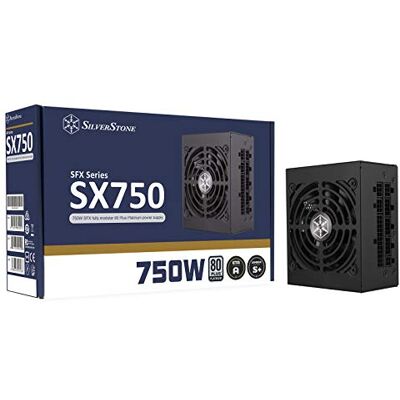 Silverstone SST-SX750-PT seria SFX, 750 W 80 Plus Bronze cichy zasilacz do komputera z 92 mm wentylatorem Silverstone SST-SX750-PT seria SFX, 750 W 80 Plus Bronze cichy zasilacz do komputera z 92 mm wentylatorem