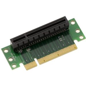 KALEA-INFORMATIQUE Adapter gniazda PCIe x8 typu Riser 90° do poziomego montażu kart PCI Express x1 x2 x4 x8 KALEA-INFORMATIQUE Adapter gniazda PCIe x8 typu Riser 90° do poziomego montażu kart PCI Express x1 x2 x4 x8