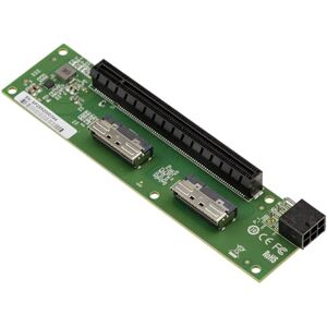 KALEA-INFORMATIQUE Karta 2-portowa MCIO 8i do PCIe Gen 5.0 x8 lub x16 do przeniesienia jednego portu PCI Express, złącza MCIO równoległe do gniazda PCIe KALEA-INFORMATIQUE Karta 2-portowa MCIO 8i do PCIe Gen 5.0 x8 lub x16 do przeniesienia jednego portu PCI Express, złącza MCIO równoległe do gniazda PCIe