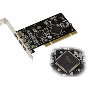 KALEA-INFORMATIQUE Karta kontrolera PCI Firewire 800 i 400 IEEE1394A i IEEE1394B na 2+1 wyjściowym porcie PCI z chipsetem TI SN082AA2 KALEA-INFORMATIQUE Karta kontrolera PCI Firewire 800 i 400 IEEE1394A i IEEE1394B na 2+1 wyjściowym porcie PCI z chipsetem TI SN082AA2