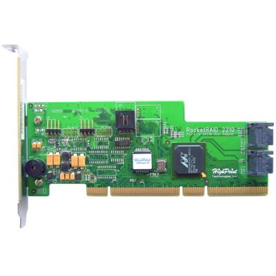 Highpoint RocketRAID 2210 kontroler urządzeń peryferyjnych (PCI-X 64bit@133Mhz) Highpoint RocketRAID 2210 kontroler urządzeń peryferyjnych (PCI-X 64bit@133Mhz)