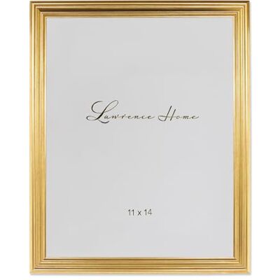 Lawrence Frames 536211 11 x 14 Sutter polerowane złoto ramka na zdjęcia Lawrence Frames 536211 11 x 14 Sutter polerowane złoto ramka na zdjęcia