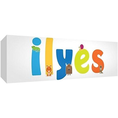 Little Helper Obraz na płótnie z kolorowym frontem z imieniem de jeune Jungen Ilyes 21 x 59 x 3 cm średni Little Helper Obraz na płótnie z kolorowym frontem z imieniem de jeune Jungen Ilyes 21 x 59 x 3 cm średni